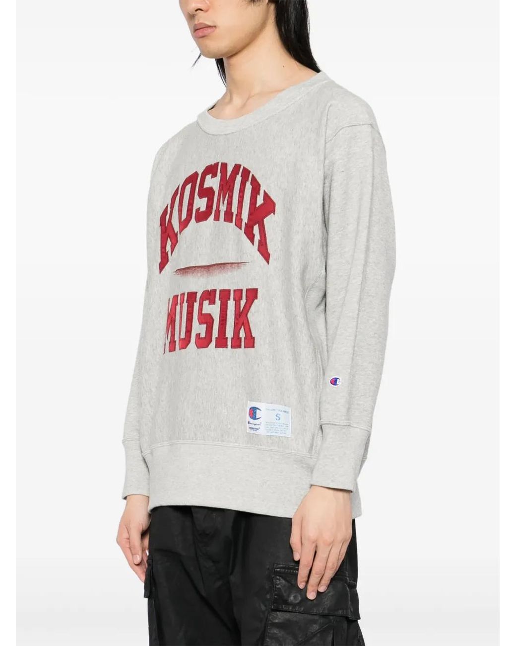 Undercover White Slogan Print Sweater for men