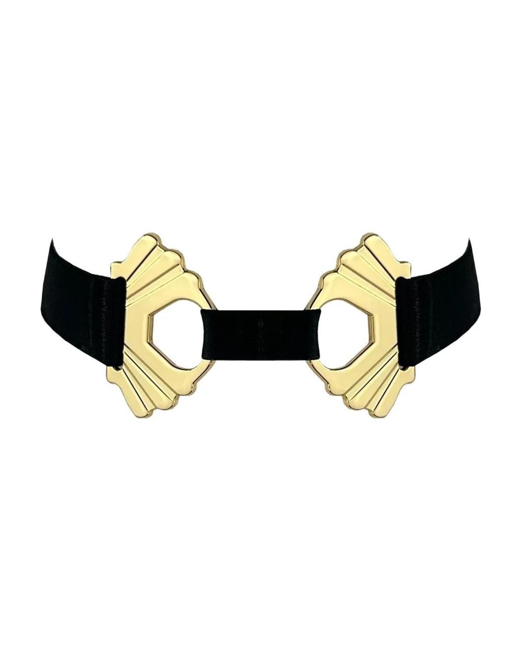 Bordelle Black Melusina Strap Collar