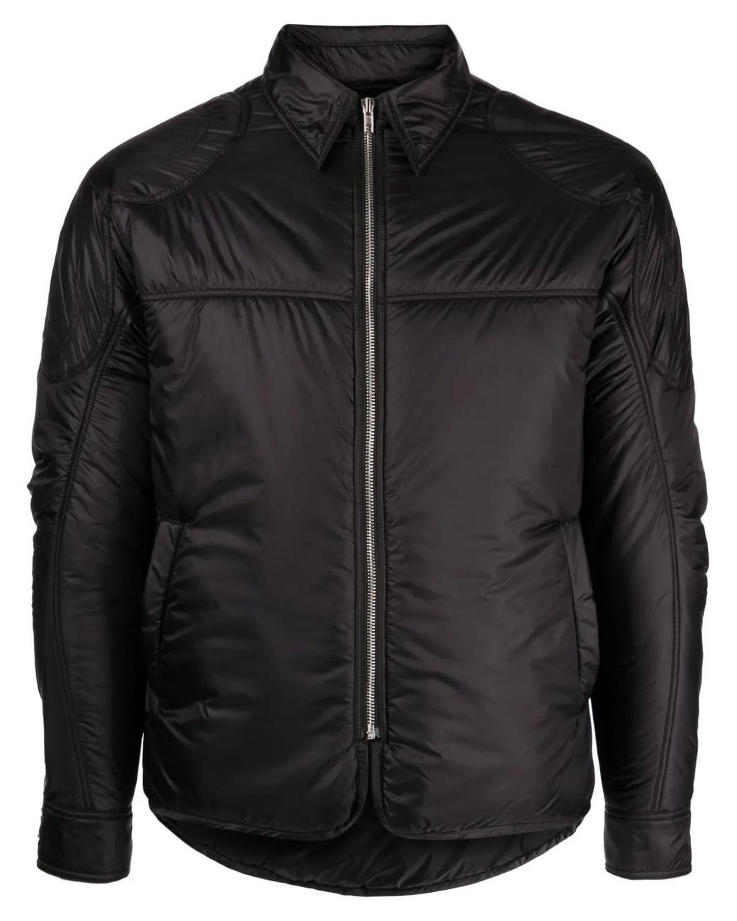 GmbH Black Padded Shirt Jacket for men