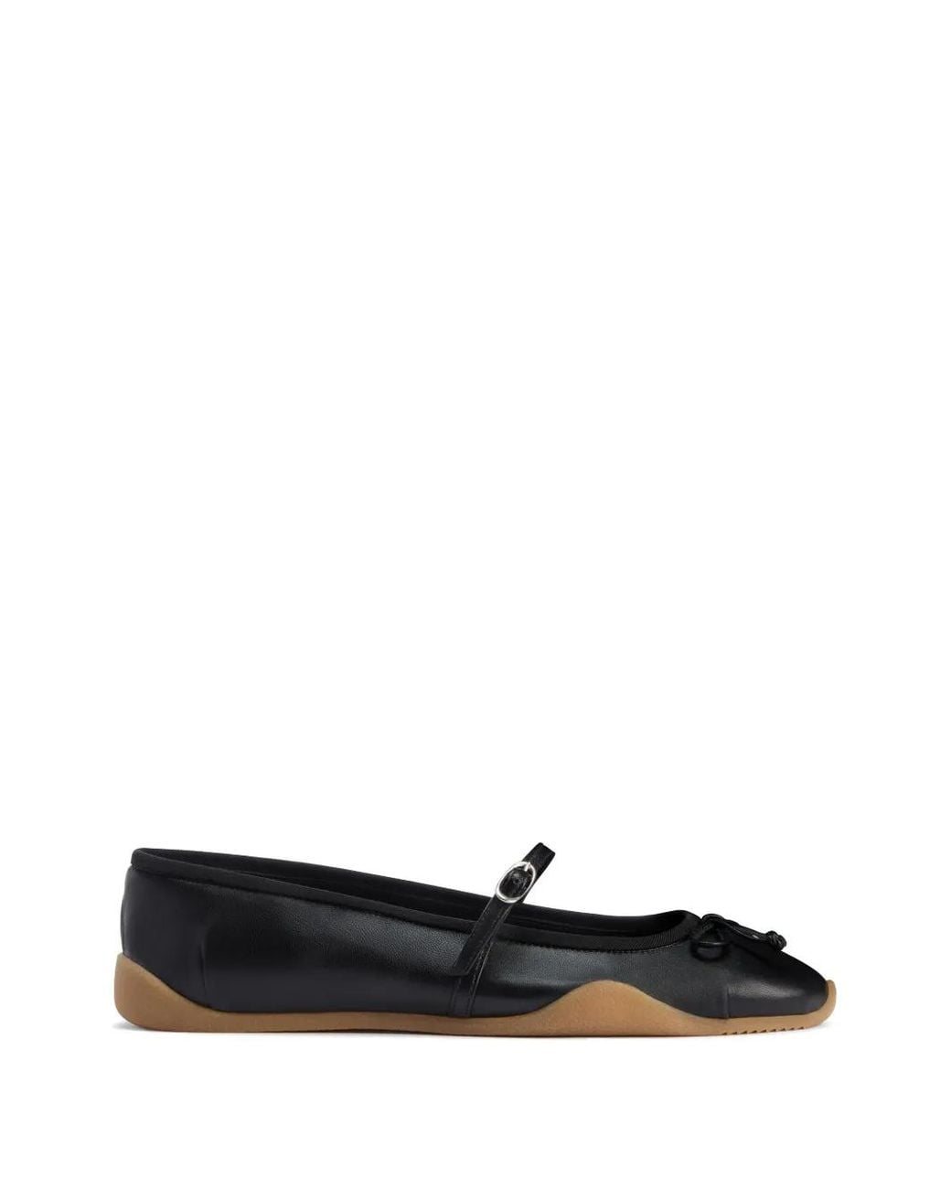 Giuseppe Zanotti White Gz Top Ballet Buckle Flats