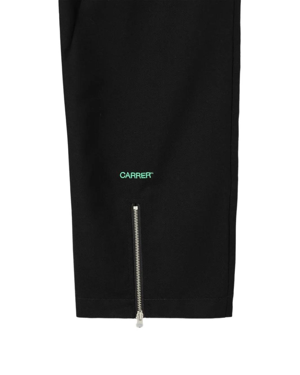 Carrera Black Bond Zip-Detail Wool Trousers for men