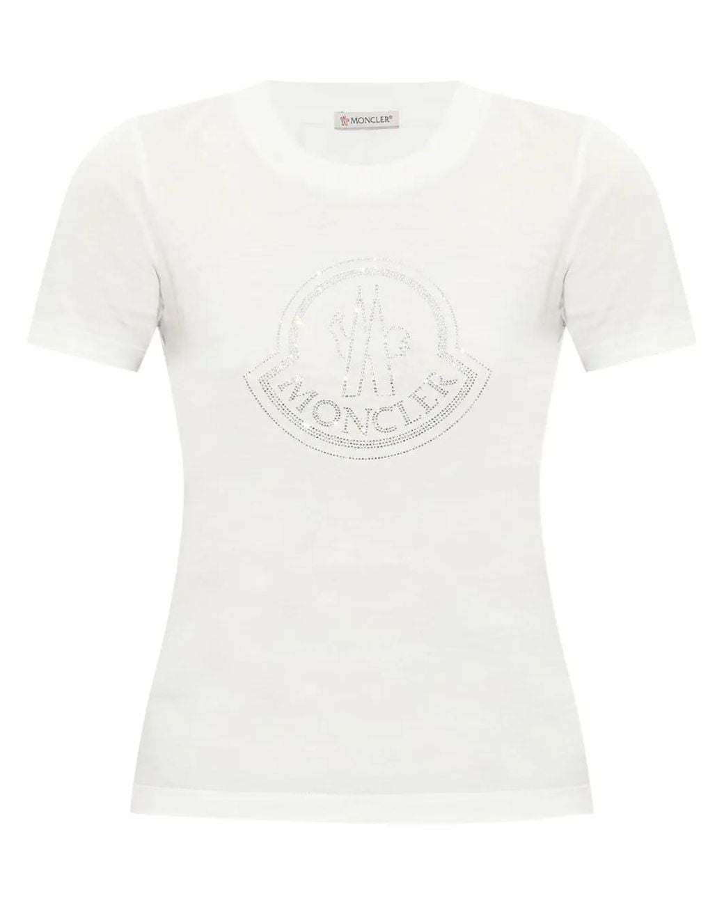 Moncler White T-Shirts