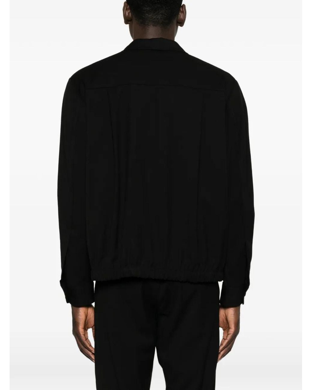Imperial Black Veste Boutonnée À Poches Plaquées for men