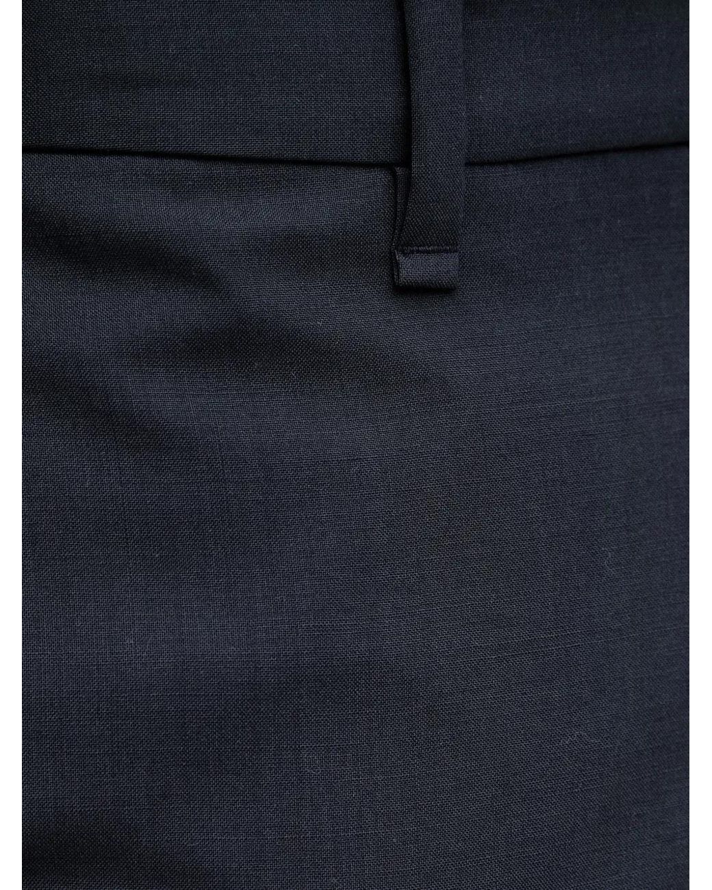 Rag & Bone Black Wool Tailored Trousers for men