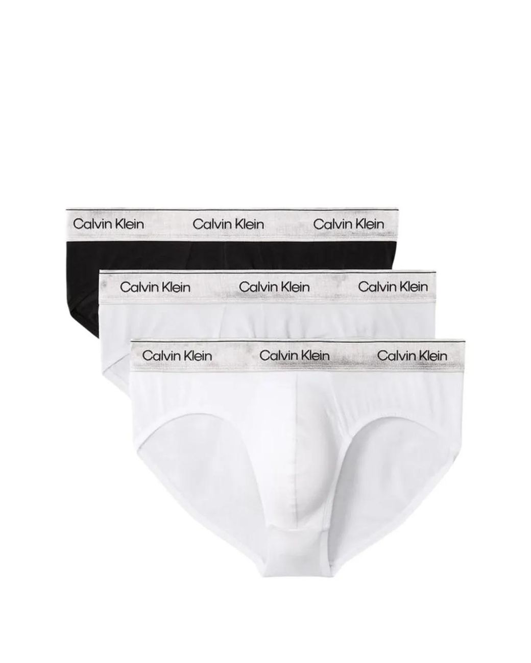 Calvin Klein White Logo-Waistband Briefs for men