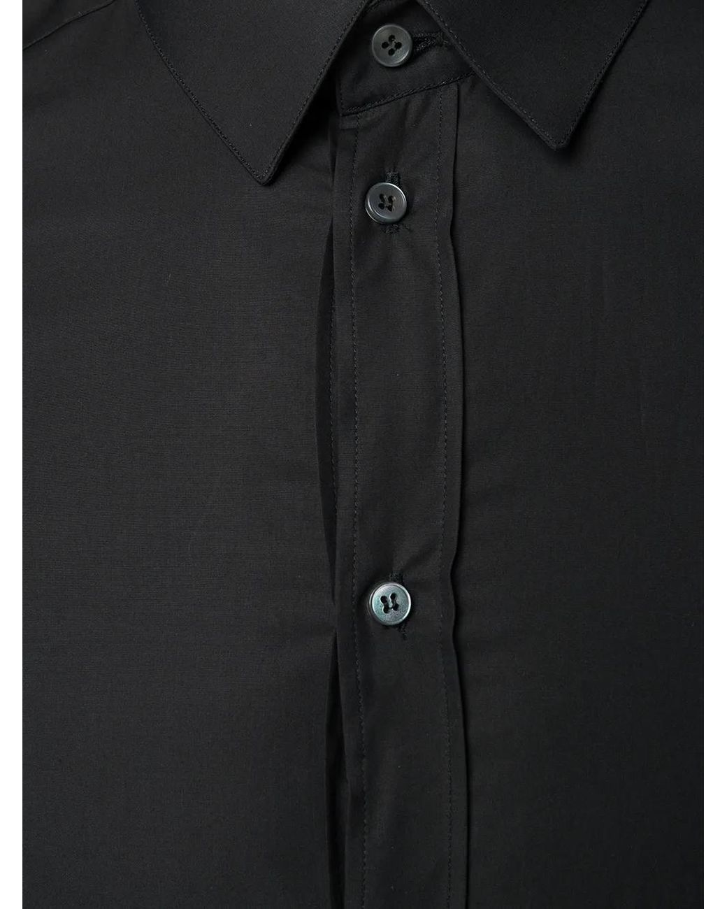 Dolce & Gabbana Effen Overhemd in het Black voor heren
