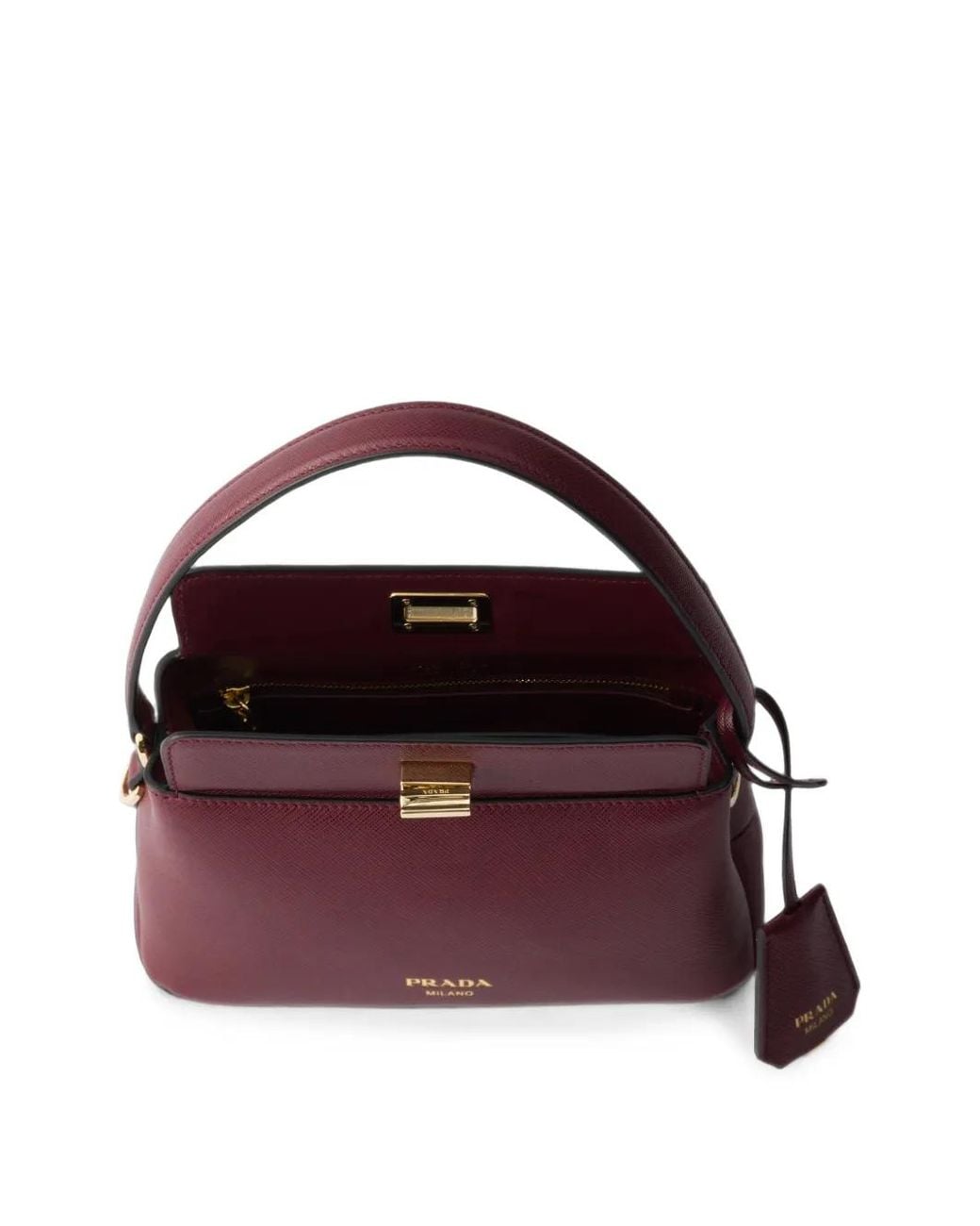Prada Purple Avoir Saffiano Mini-Bag