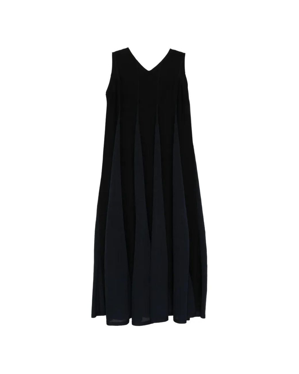 CFCL Black Knitted V-Neck Dress