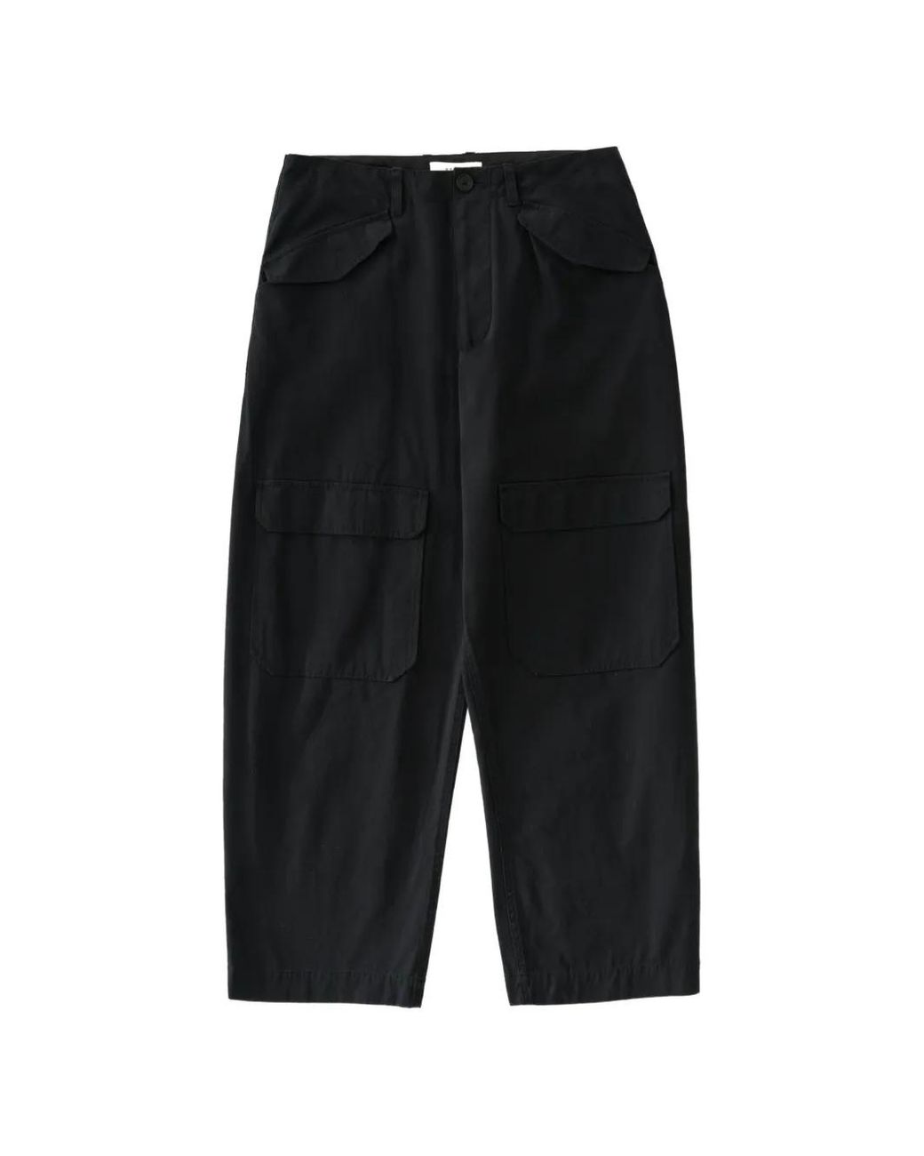 Studio Nicholson Black Ravel Straihgt-Leg Trousers for men