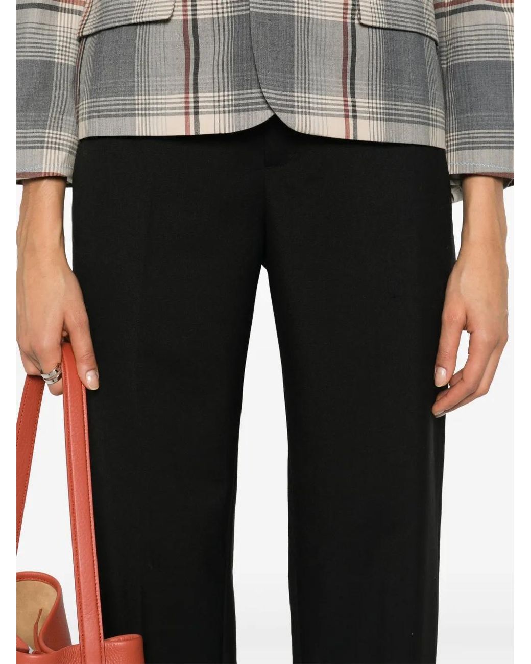 KENZO Black Virgin Wool Trousers