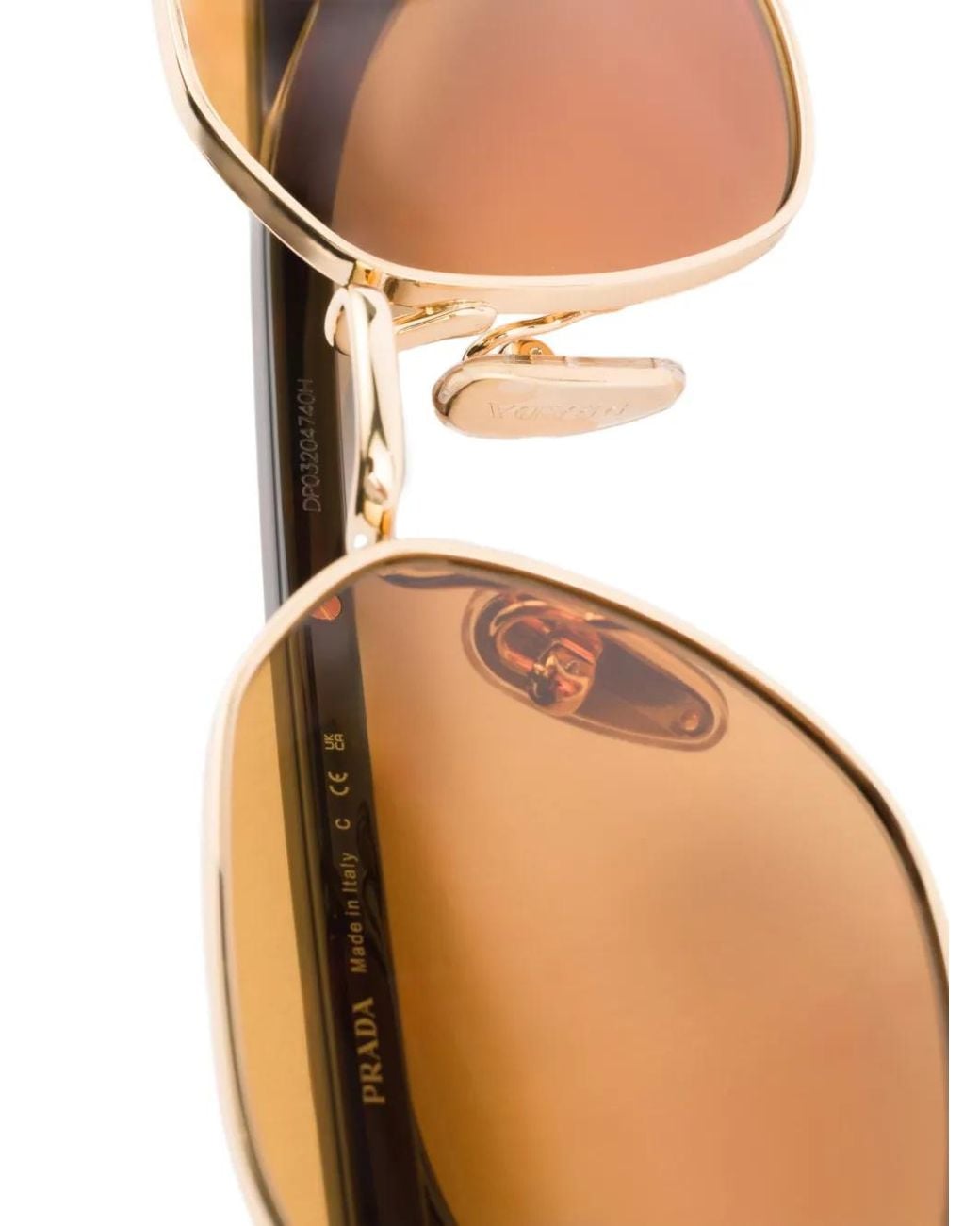 Prada Natural Square-Frame Sunglasses for men