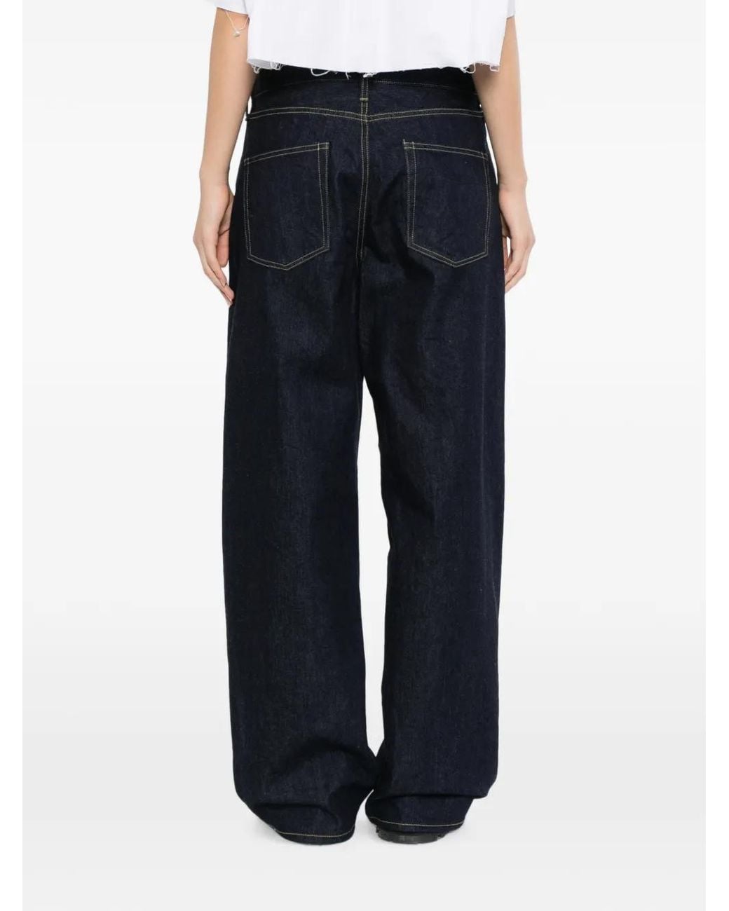 Ssstein Blue Loose Fit Jeans