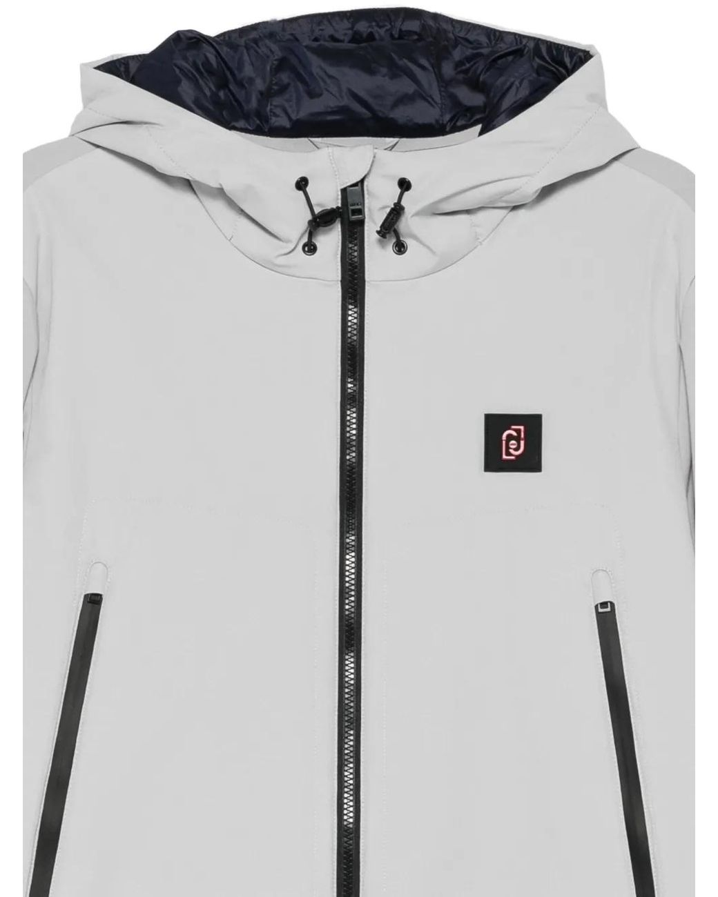 Liu Jo Gray Veste Zippée À Capuche for men
