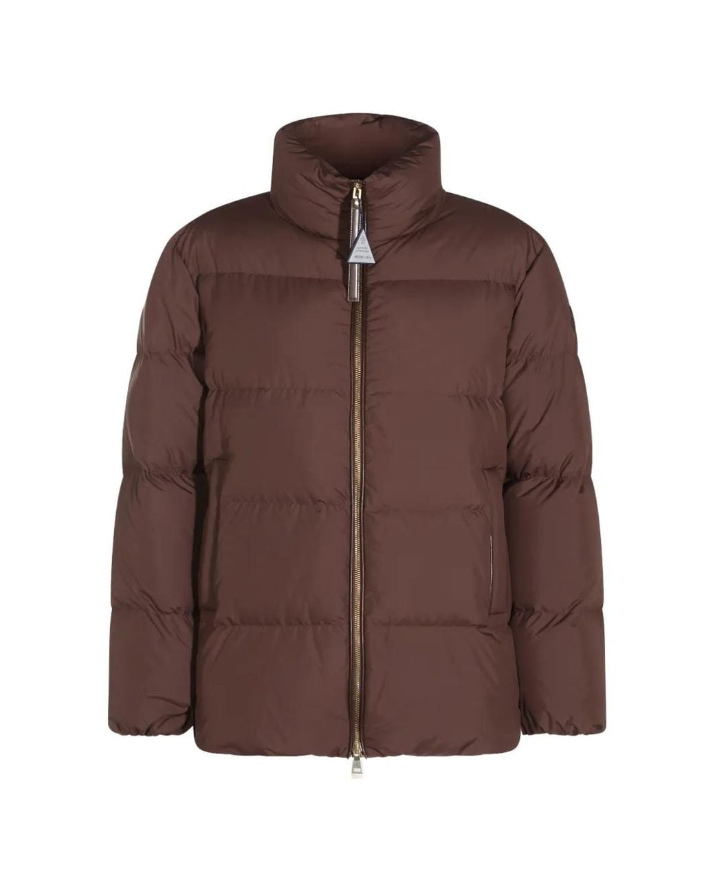 Moncler Brown Vivantesse High-Neck Puffer Jacket