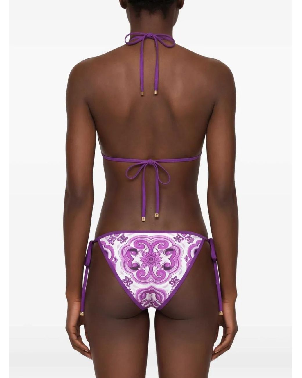 Bikini Estampado Dolce & Gabbana de color Purple