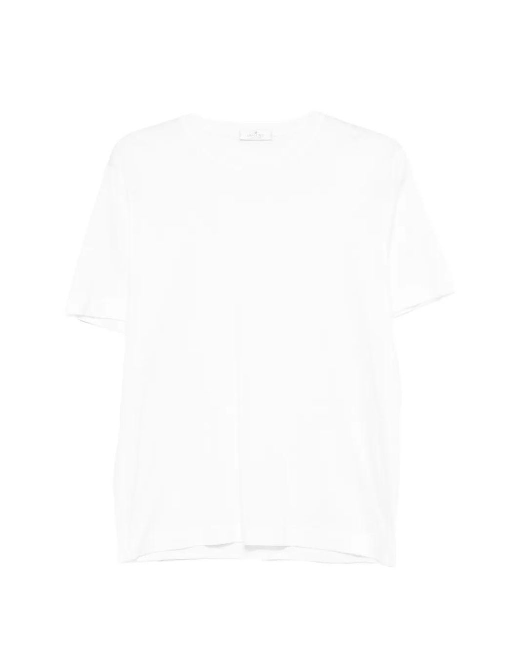 Panicale White Round-Neck T-Shirt for men