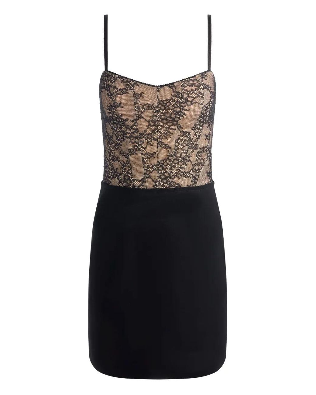 princess polly baby blue dress Alice+Olivia Terisa lace dress - Black main image 1