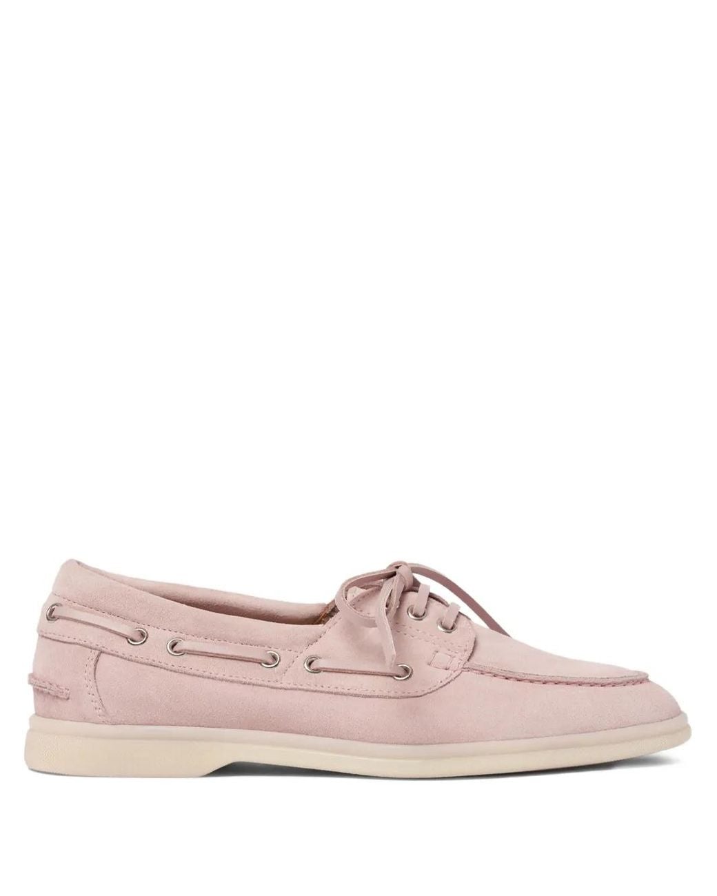 Scarosso Pink Lia Boat Shoes