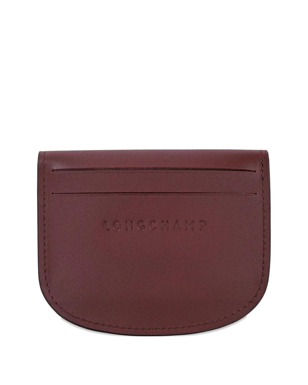 Longchamp Purple Épure Card Holder