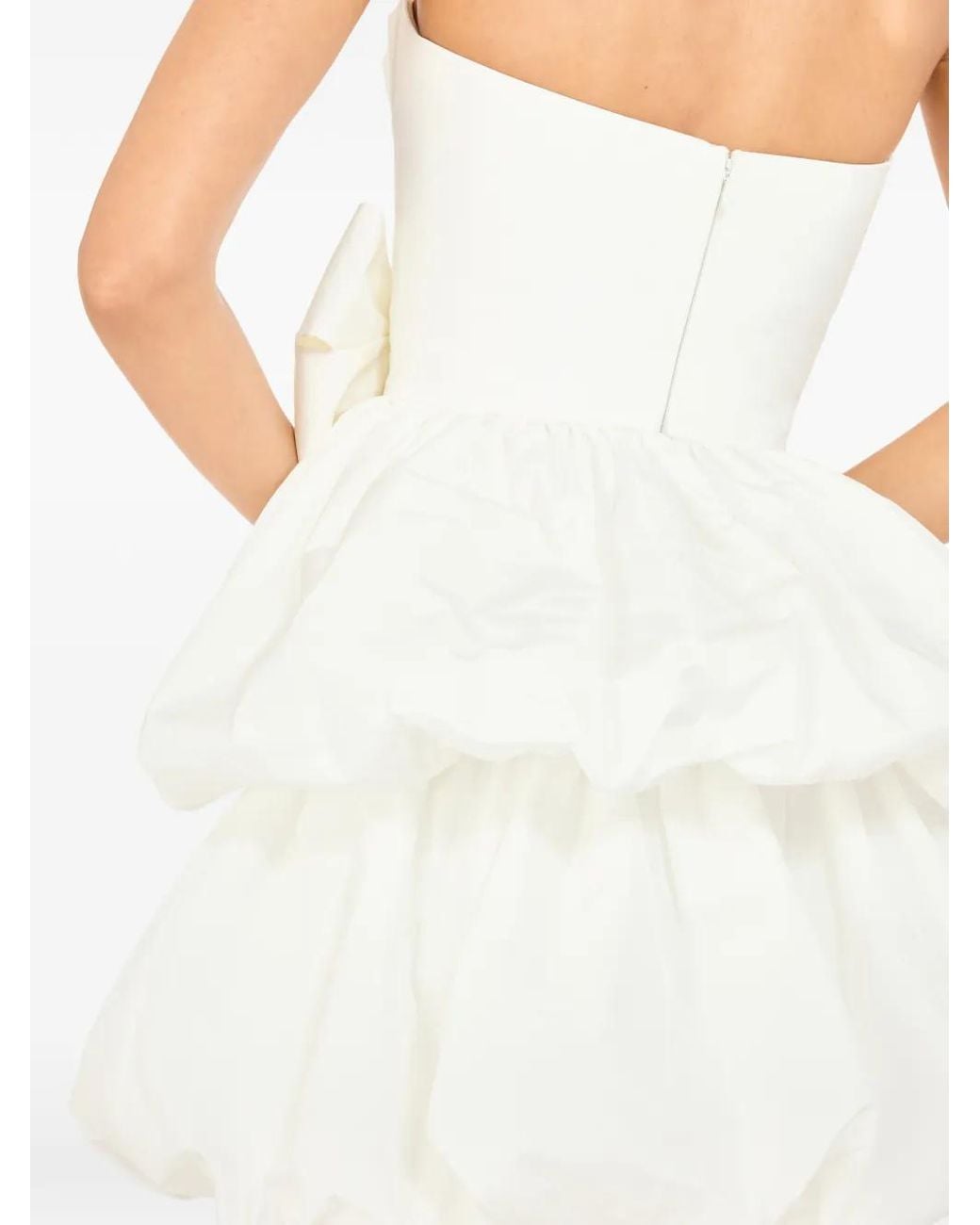 Jenny Packham White Elaine Mini Dress