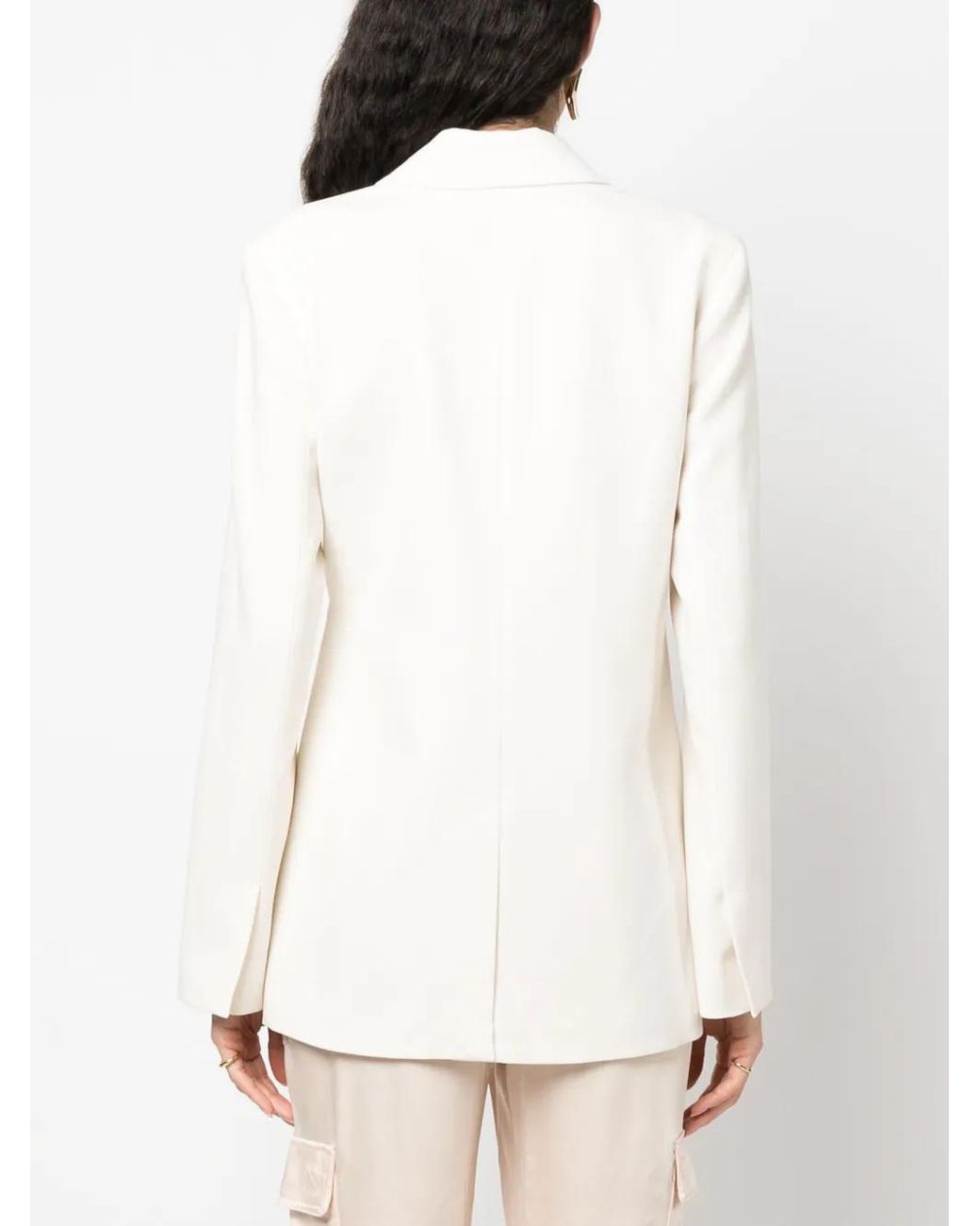 Jonathan Simkhai Natural Off-Centre Front Blazer