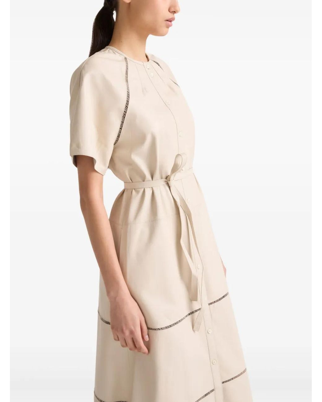 Yves Salomon Natural Leather Dress