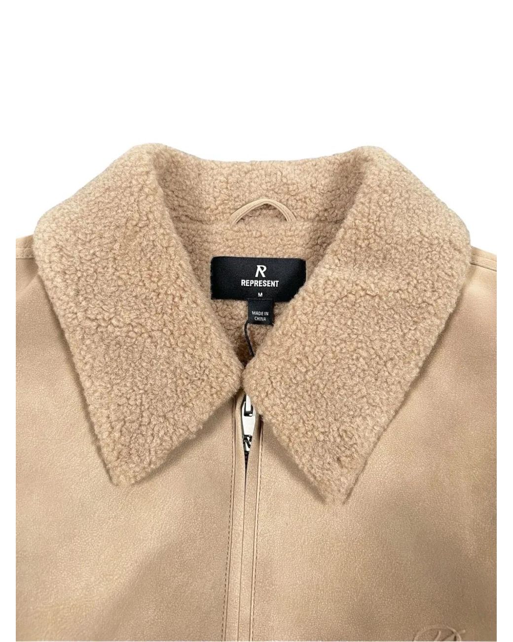 Represent Natural Shearling-Collar Jacket for men