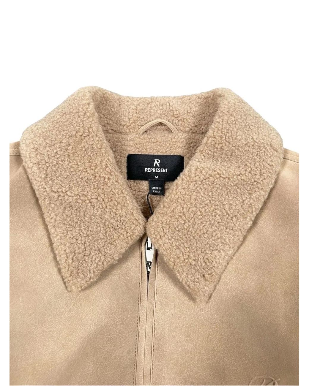Represent Natural Shearling-Collar Jacket for men