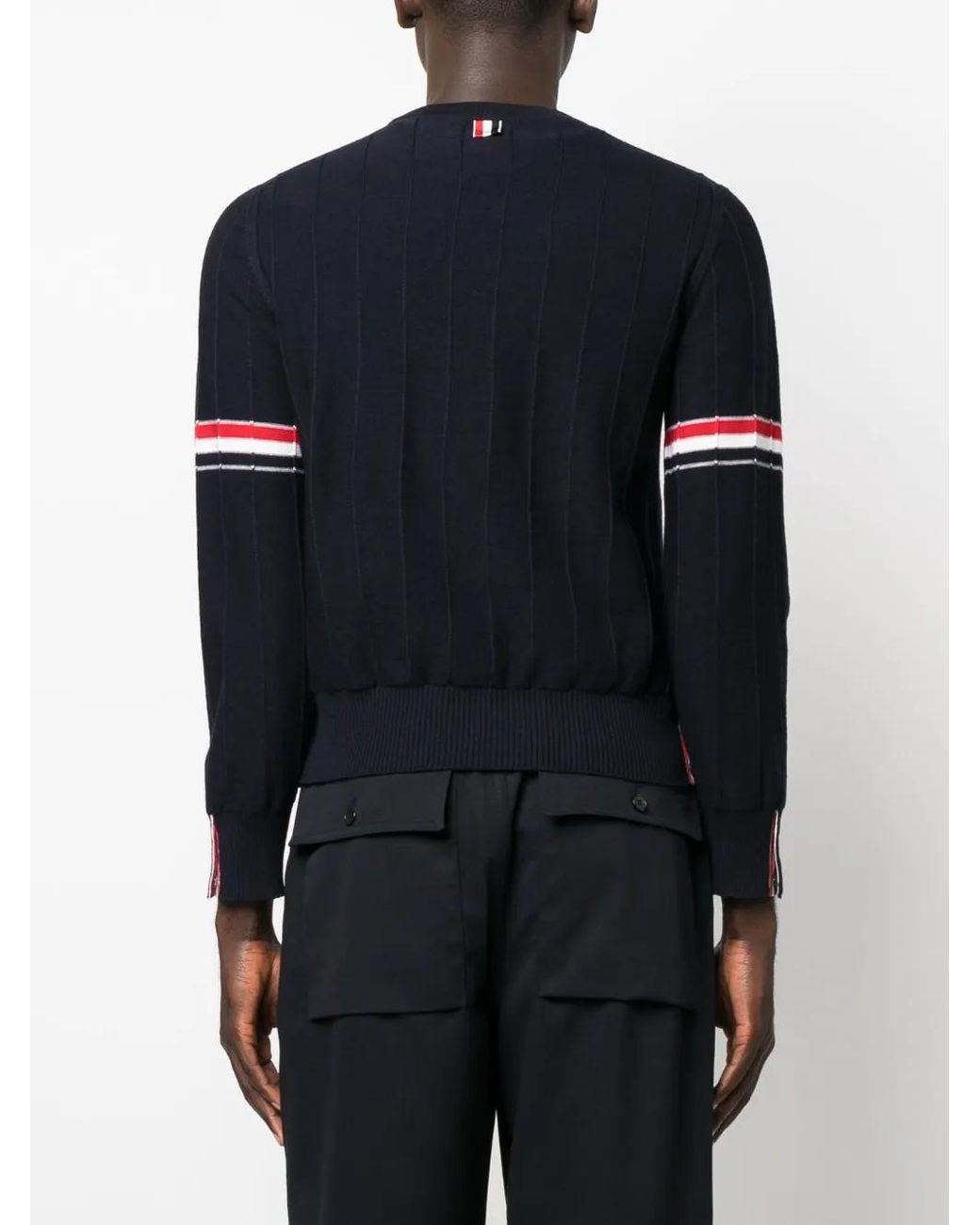 Pull À Bande Rwb Thom Browne pour homme en coloris Blue