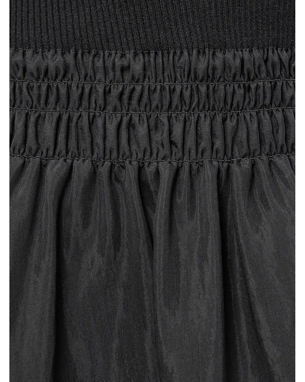 AllSaints Black Elasticated-Waist Maxi Dress