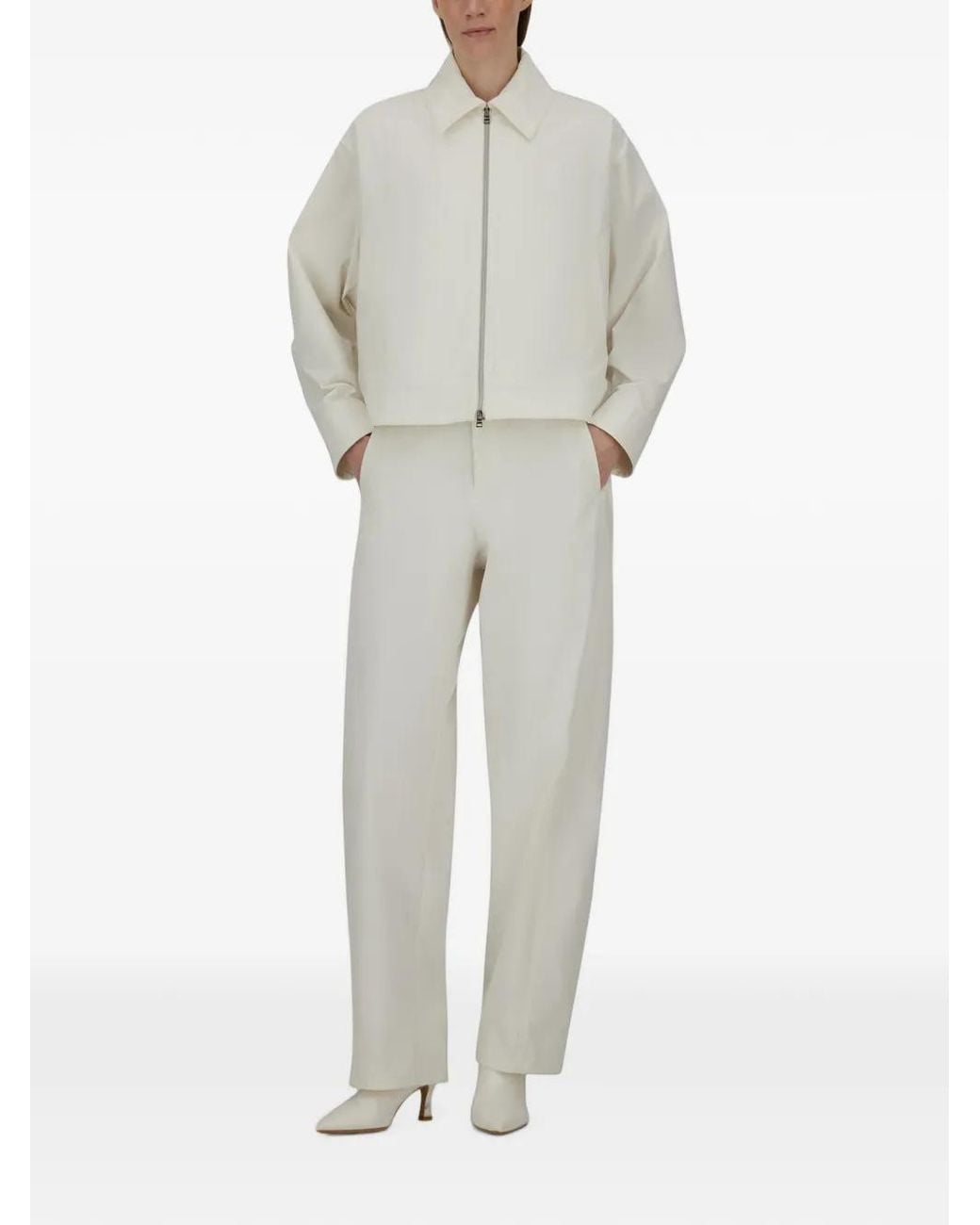 Herno White Veste Bomber Resort
