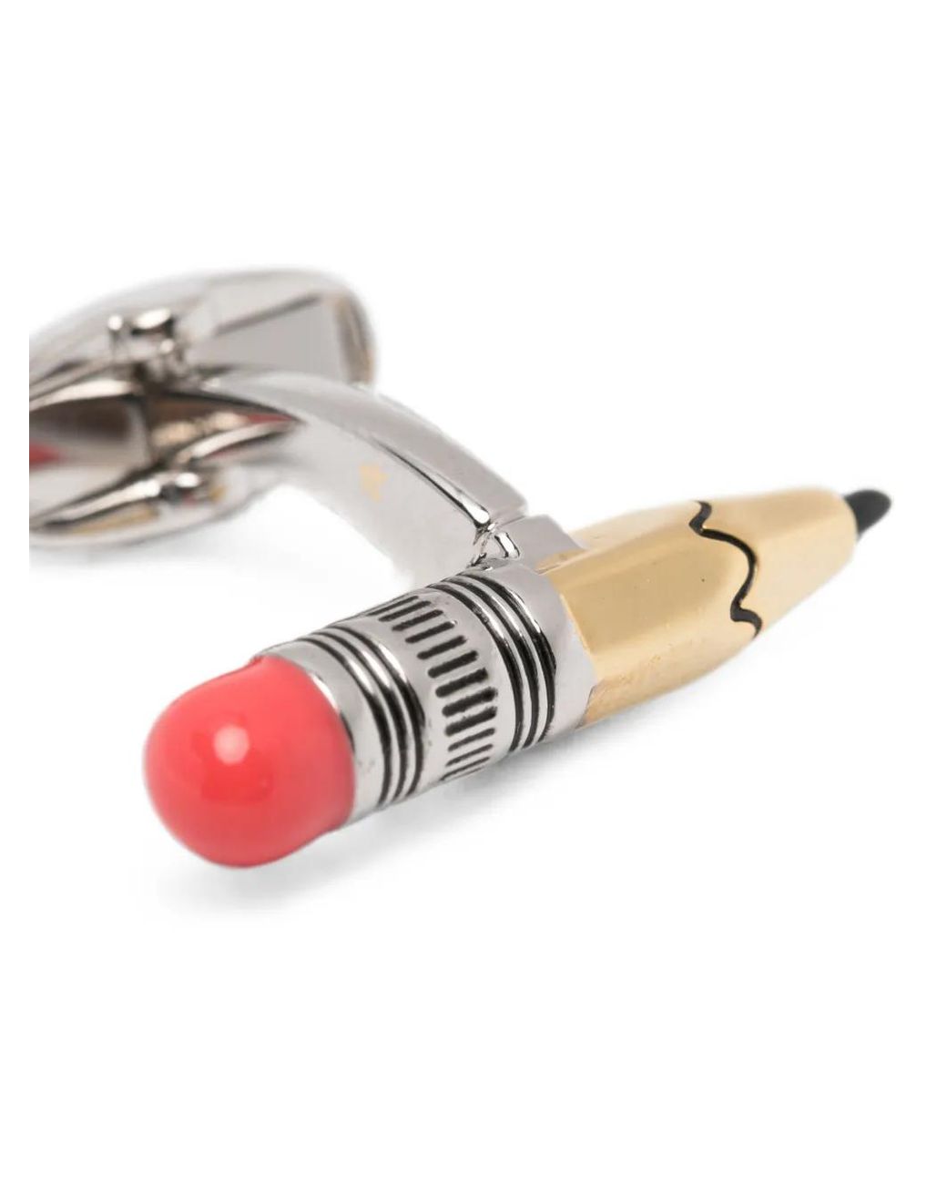 Paul Smith White Pencil-Motif Cufflinks for men