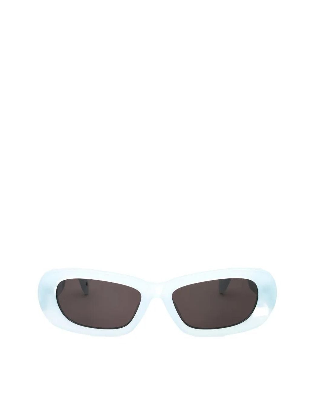 Palm Angels White Dana Cat-Eye Sunglasses