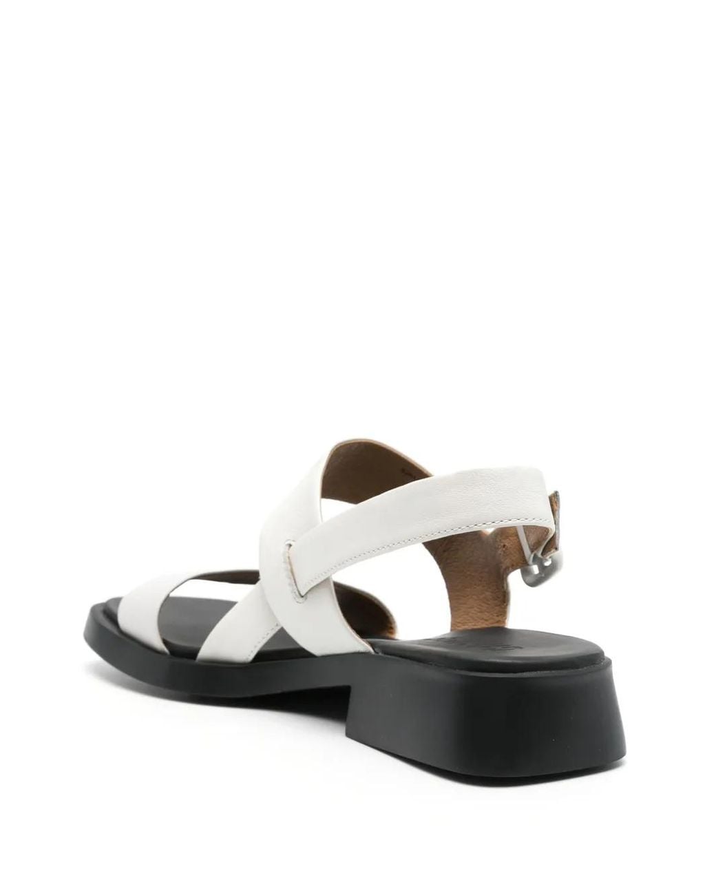 Camper Black Dana Double-Strap Sandals