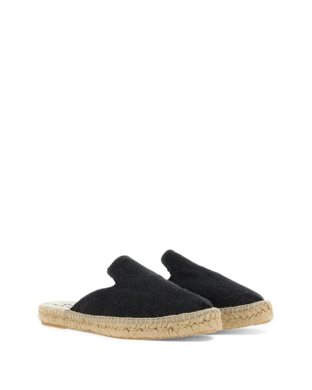Manebí Black Hemp Espadrilles