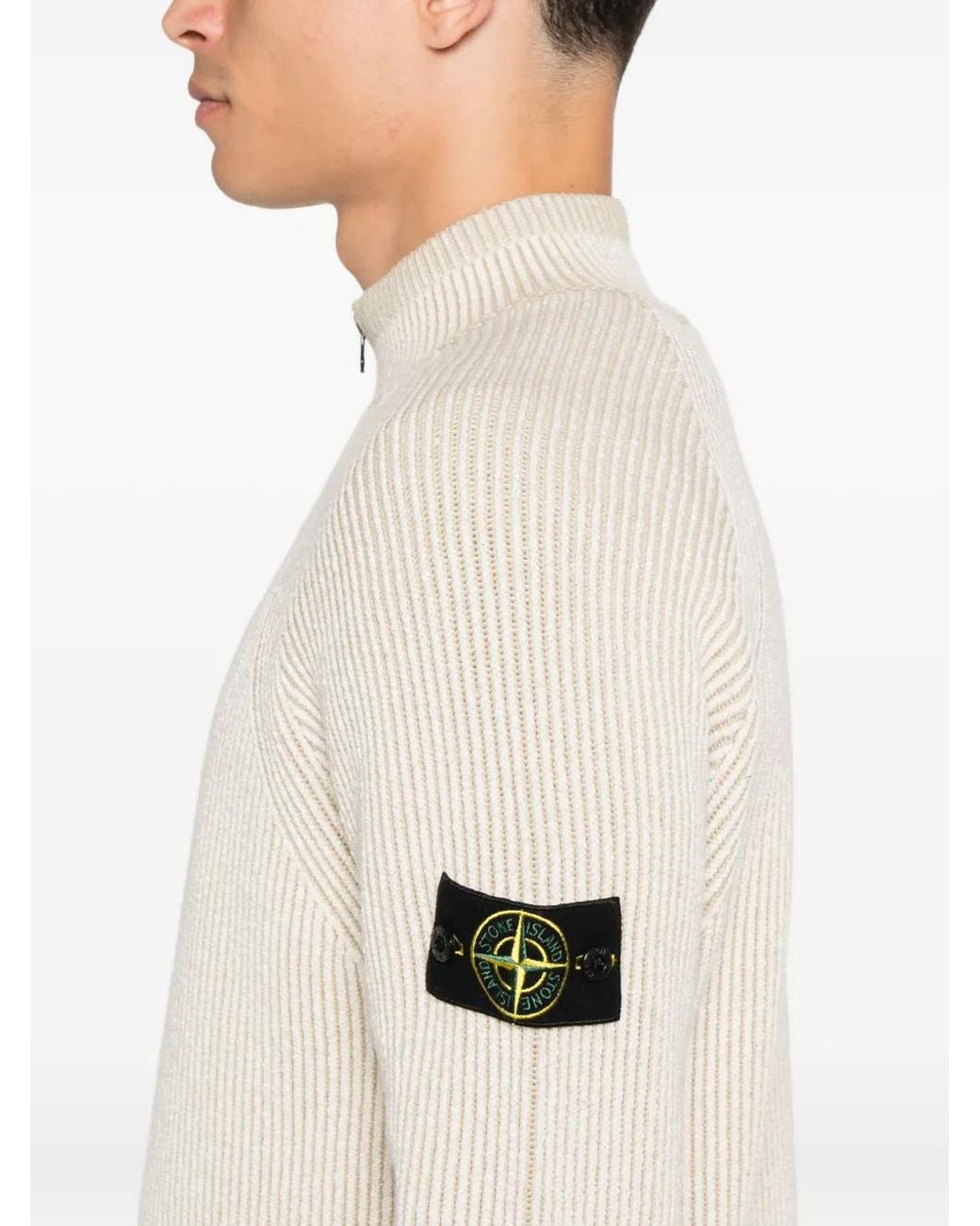 Stone Island Natural Sweater for men