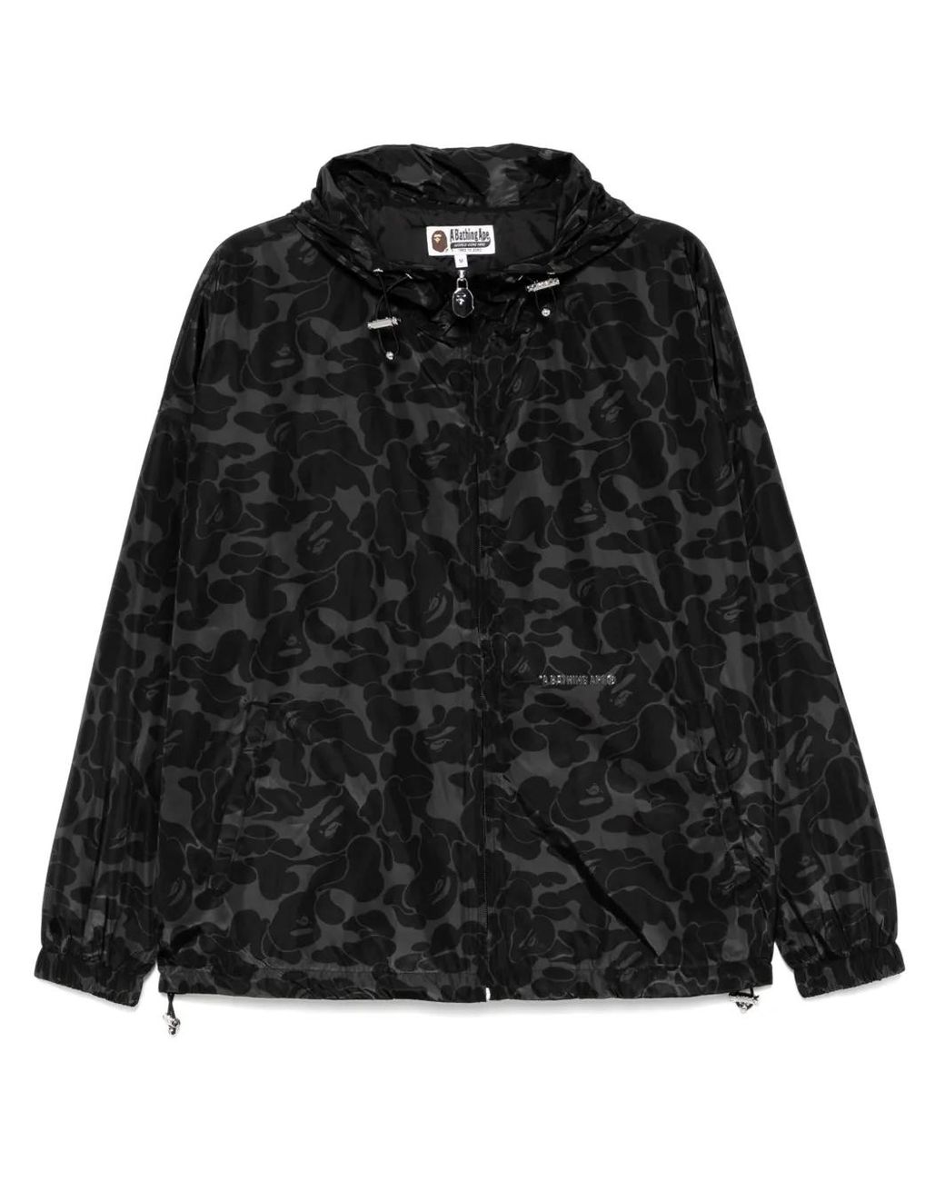 A Bathing Ape Black Abc Camo Lightweight Jacket for men