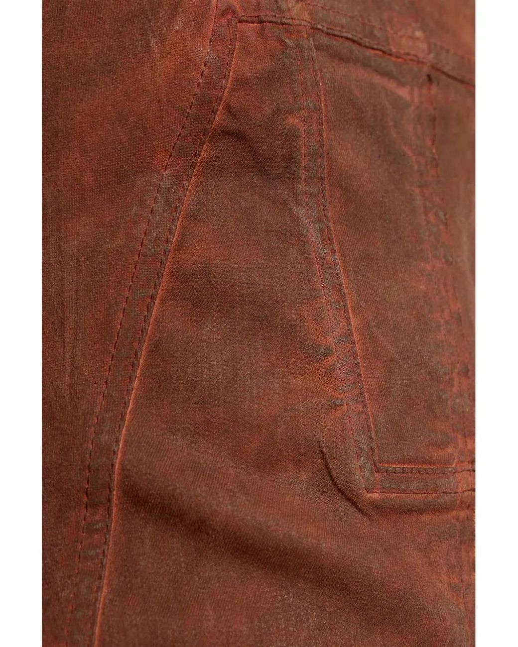 Rick Owens Brown Robe-Bustier En Jean