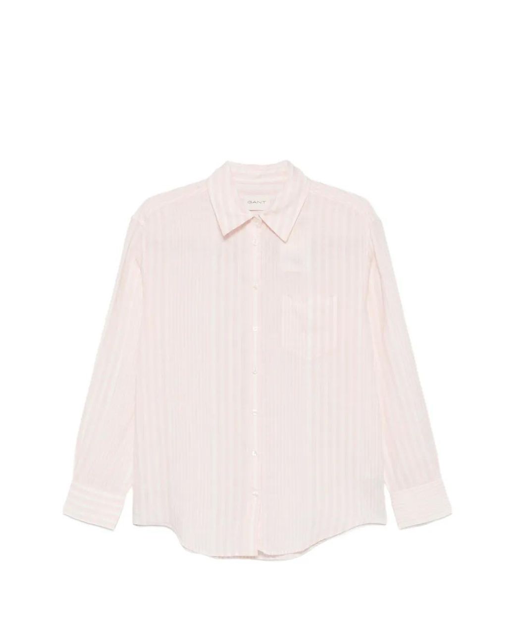 Gant Pink Striped Chest-Pocket Shirt