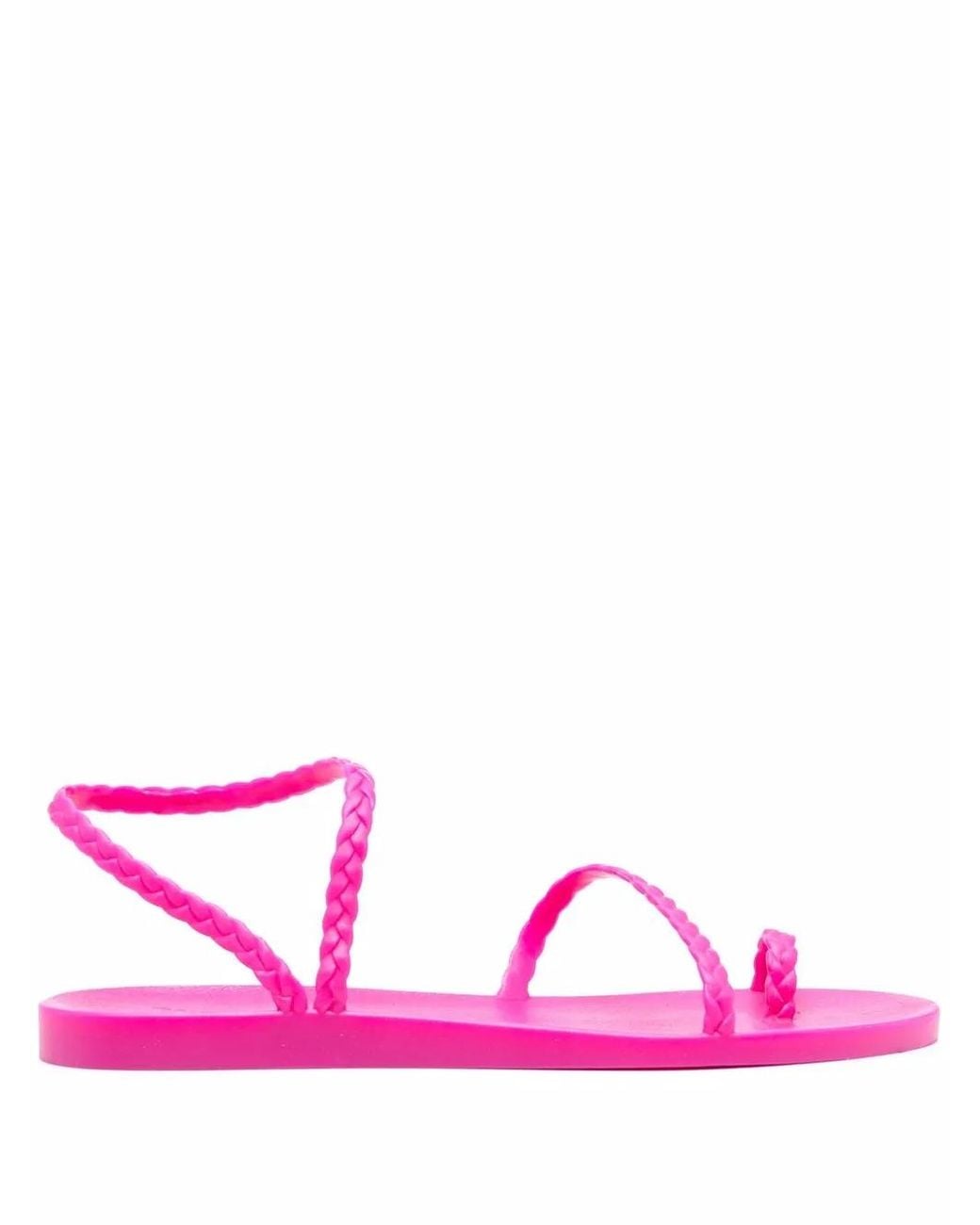 Ancient Greek Sandals Pink Eleftheria Jelly Sandals