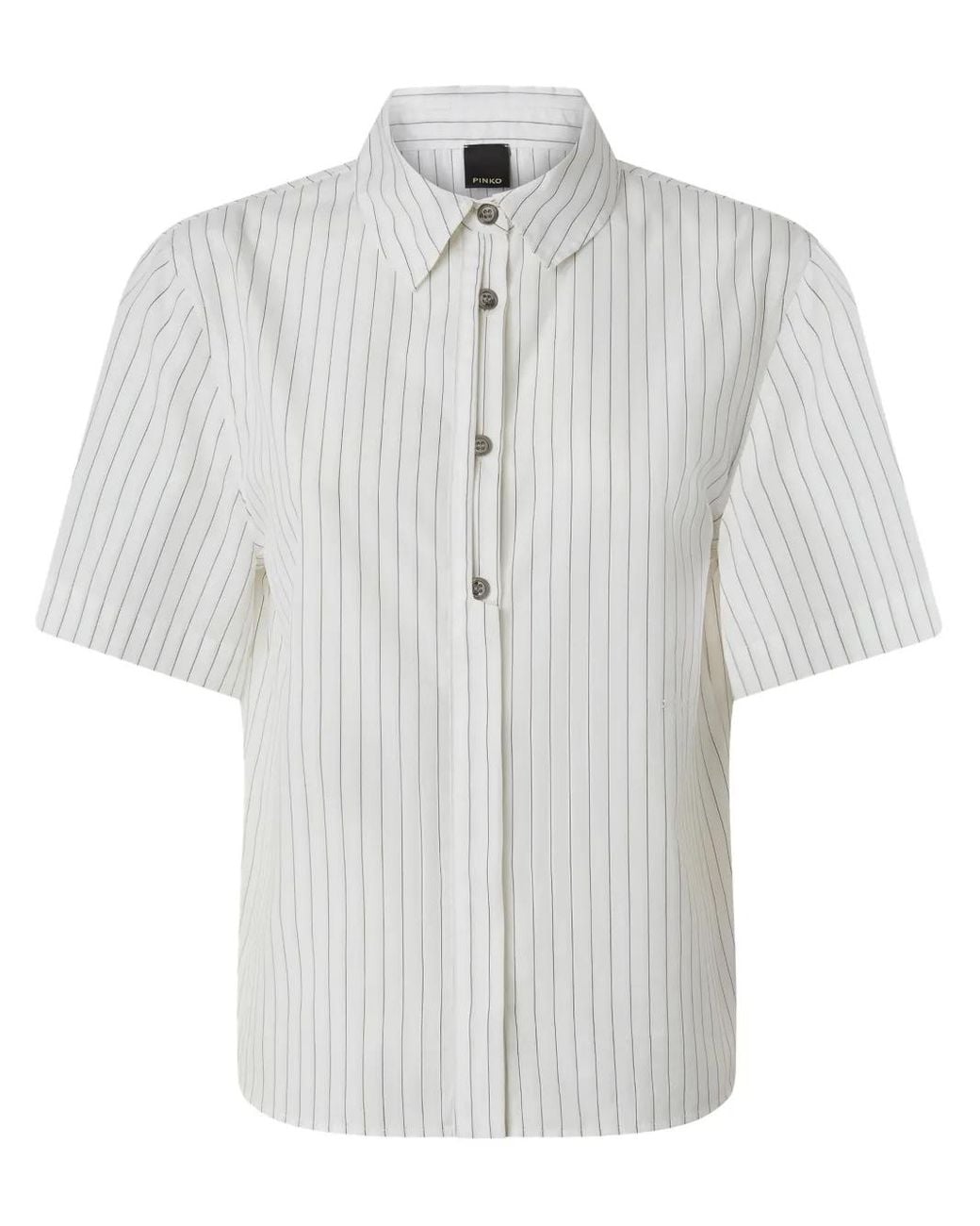 Pinko Gestreept Blouse in het White