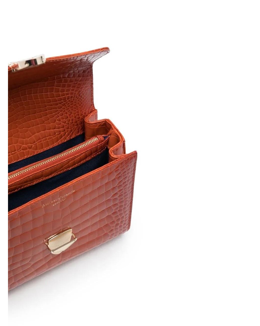 Aspinal Red Mini Sac À Main Mayfair