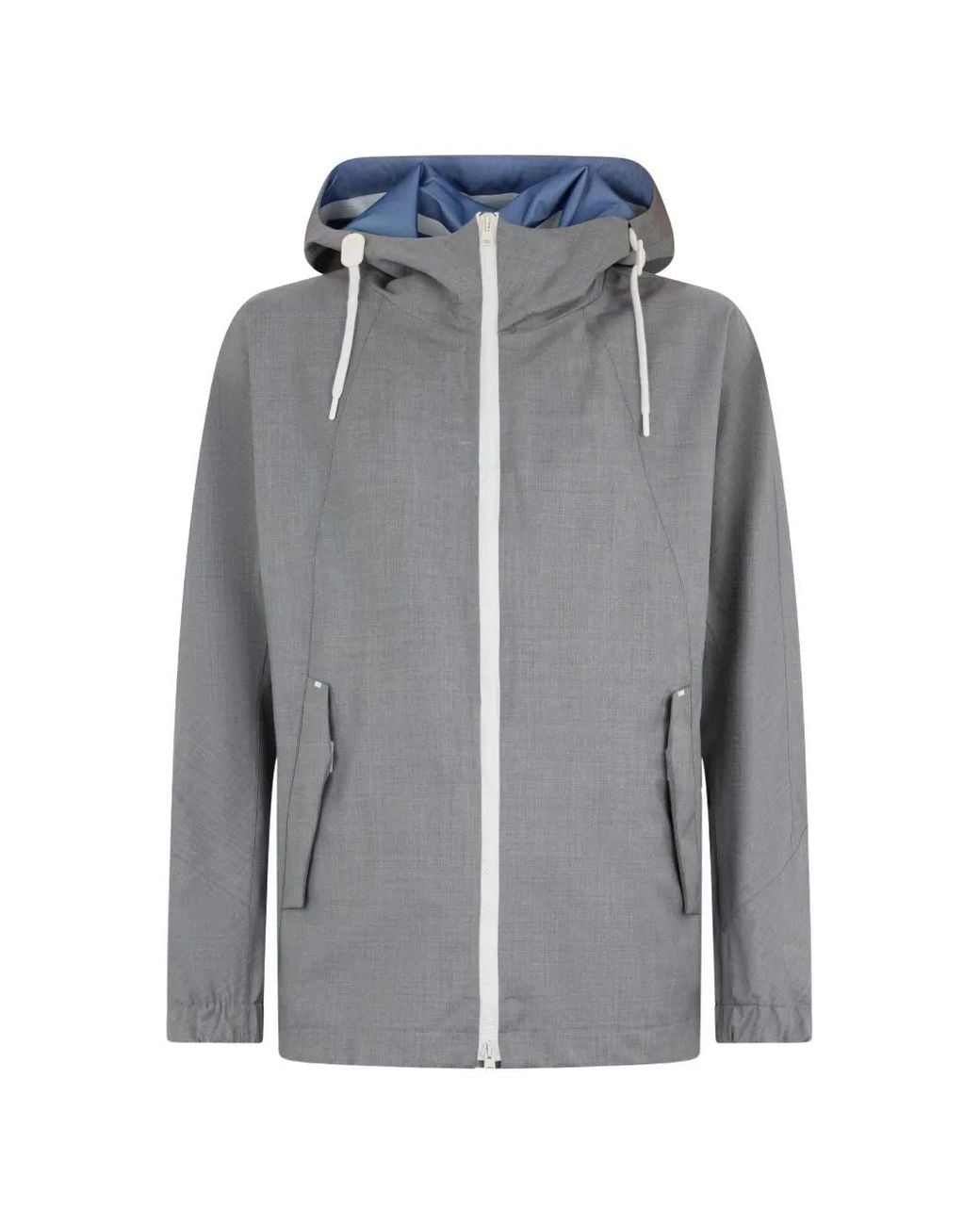 Herno Jack Met Capuchon En Rits in het Gray voor heren