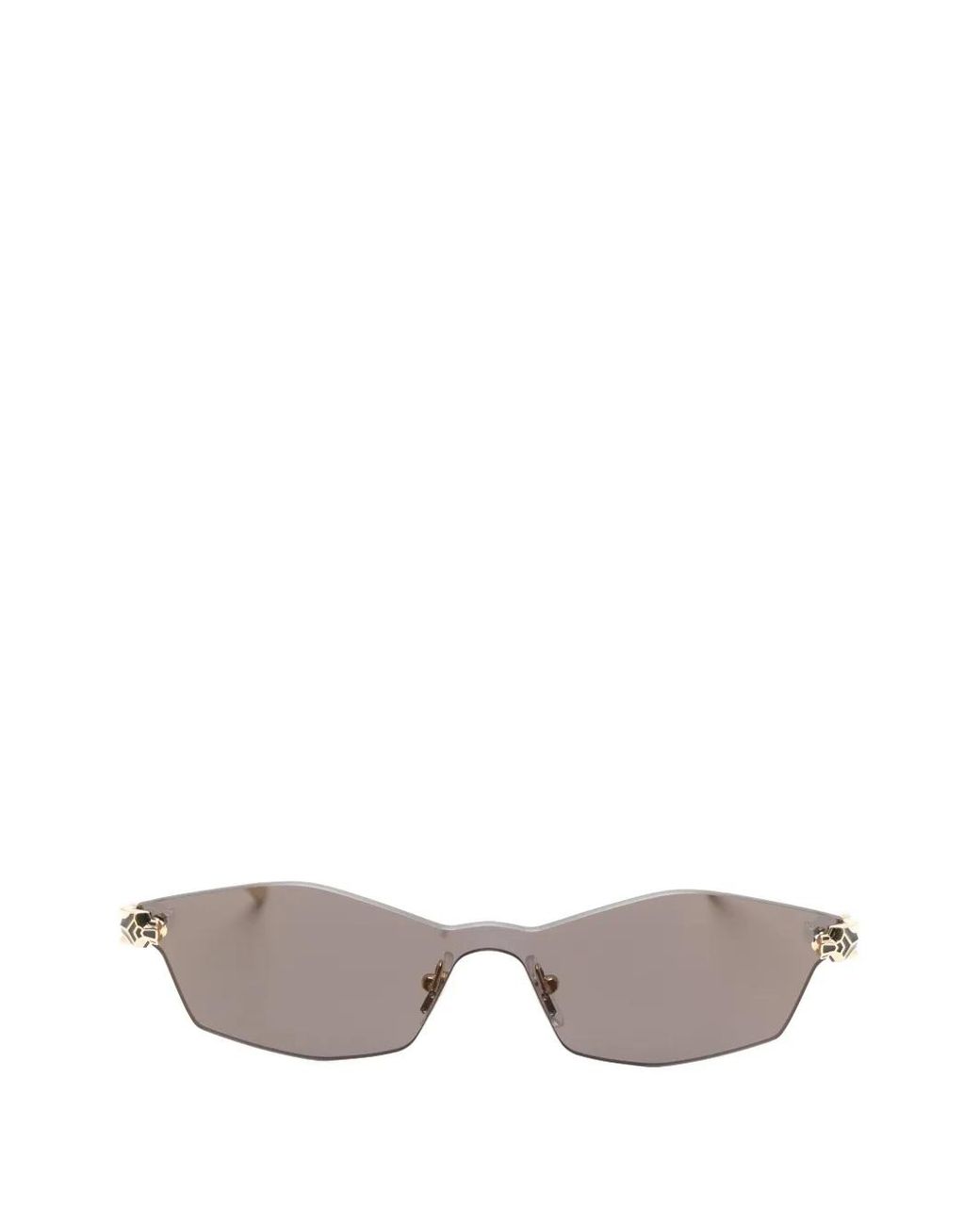 Cartier Multicolor Geometric-Frame Sunglasses
