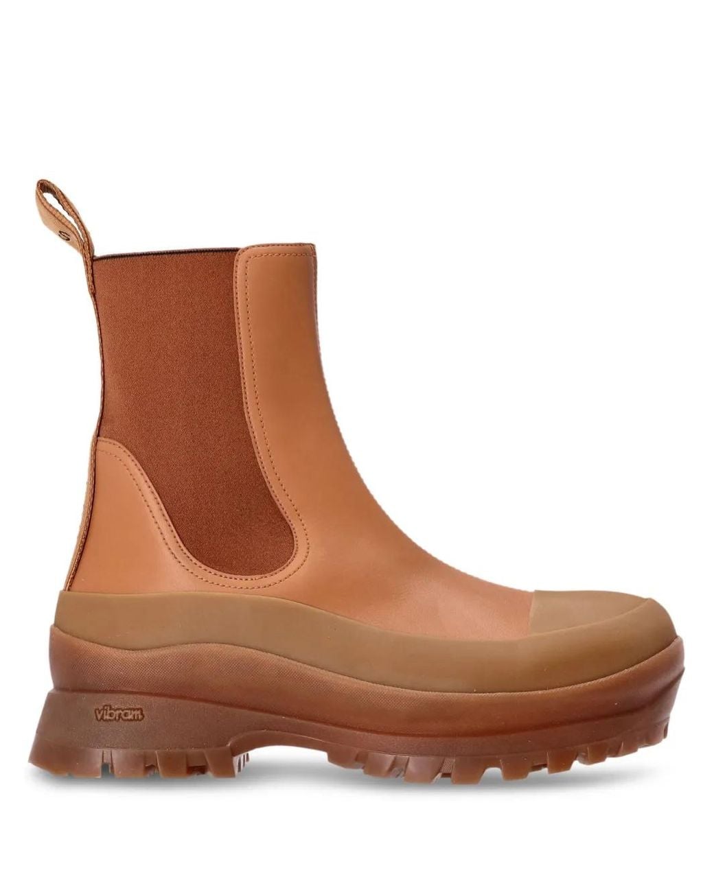 Stella McCartney Brown Trace Sport Ankle Boots