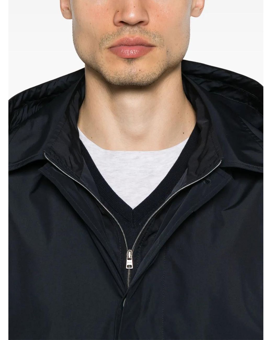 Parka Con Capucha Herno de hombre de color Blue