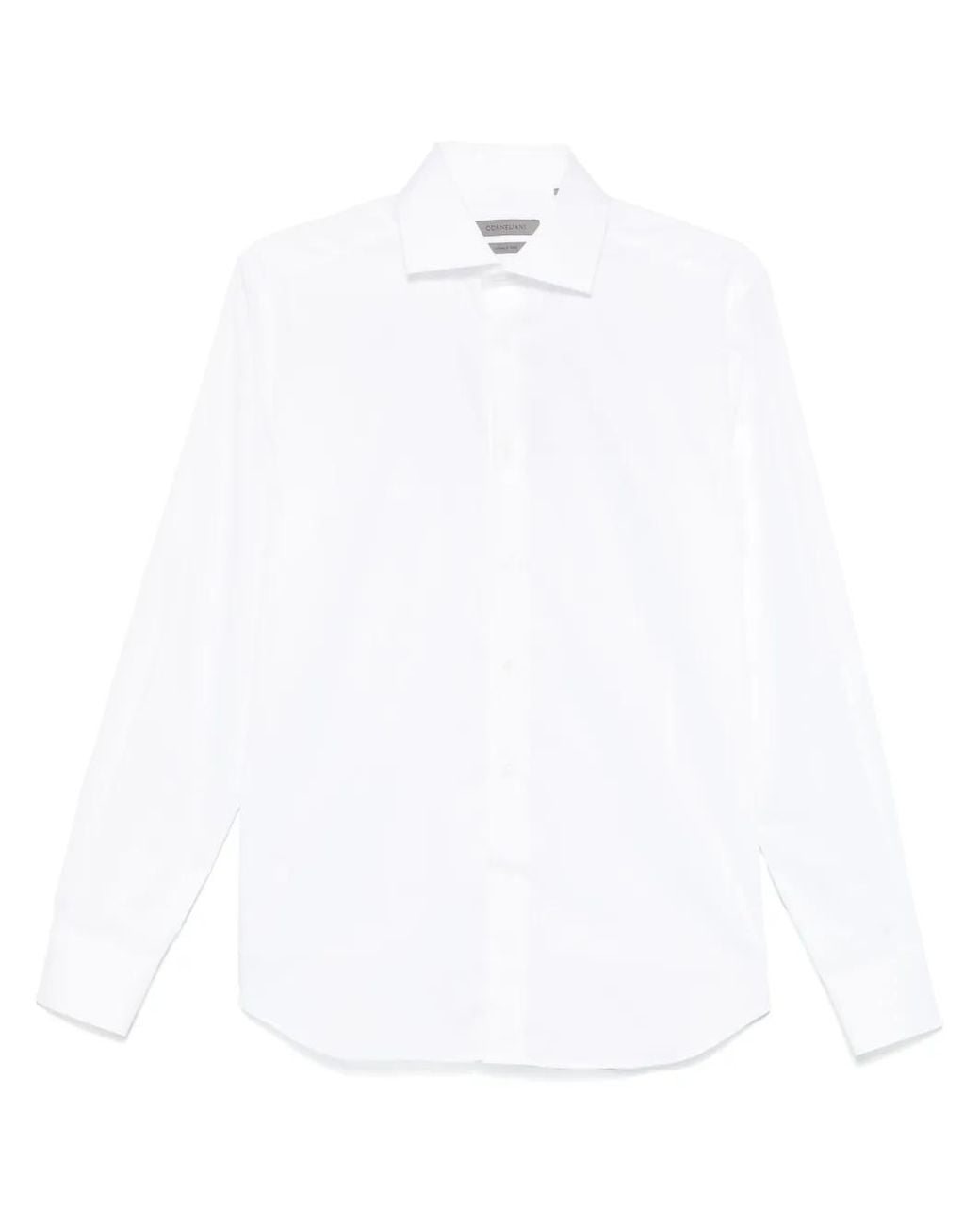 Corneliani Katoenen Overhemd in het White voor heren