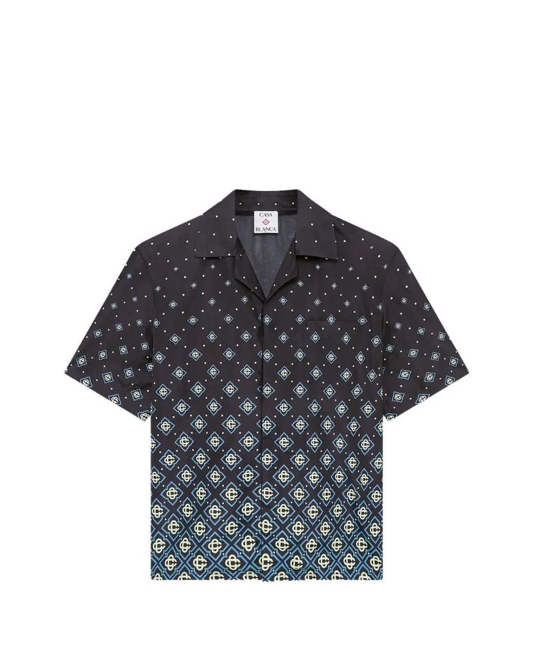Casablanca Gray Monogram Printed Shirt for men