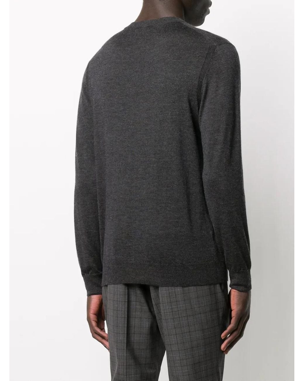 N.Peal Cashmere Multicolor Fine Gauge Jumper for men