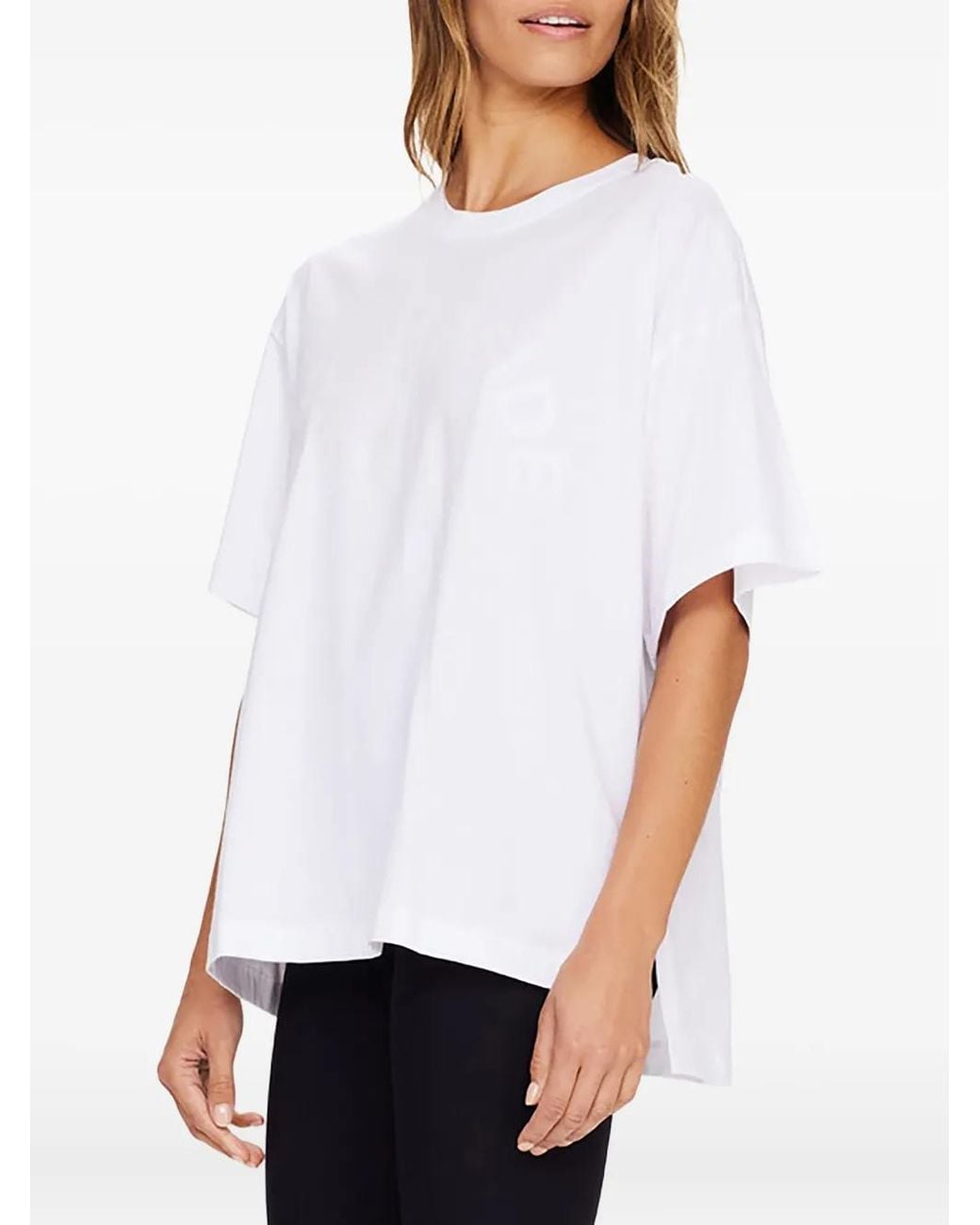 The Upside White Logo-Print T-Shirt